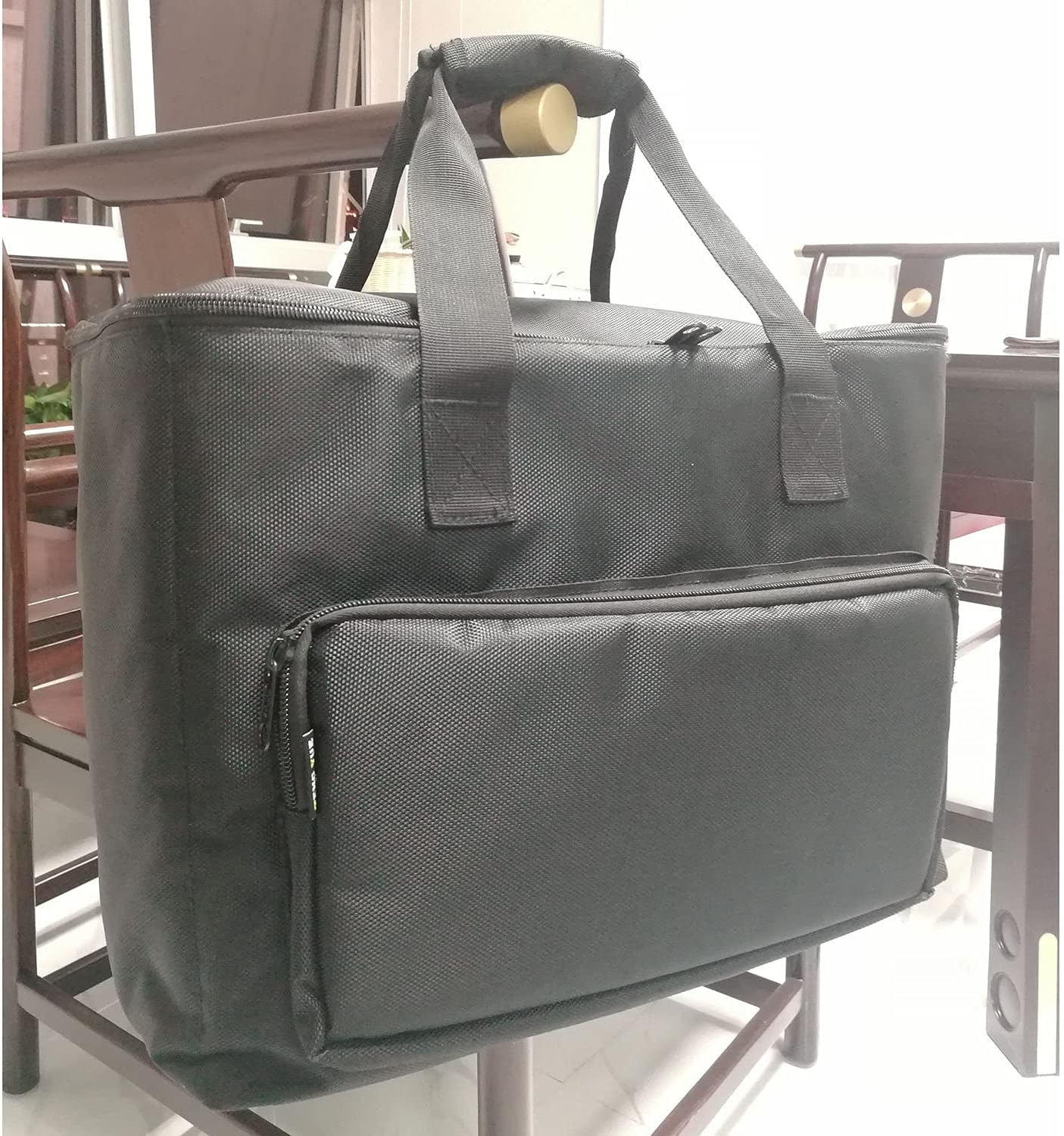 Black Desktop ITX Computer Tower Carrying Case Bag (15.35 x 9.84 x 11.81 inches) M5669