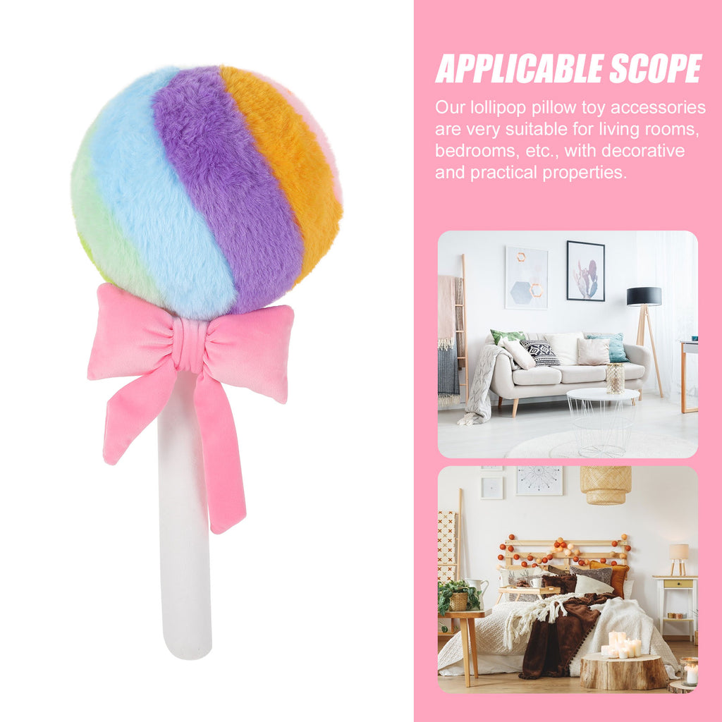 Lollipop Shape Throw Pillow Q76397