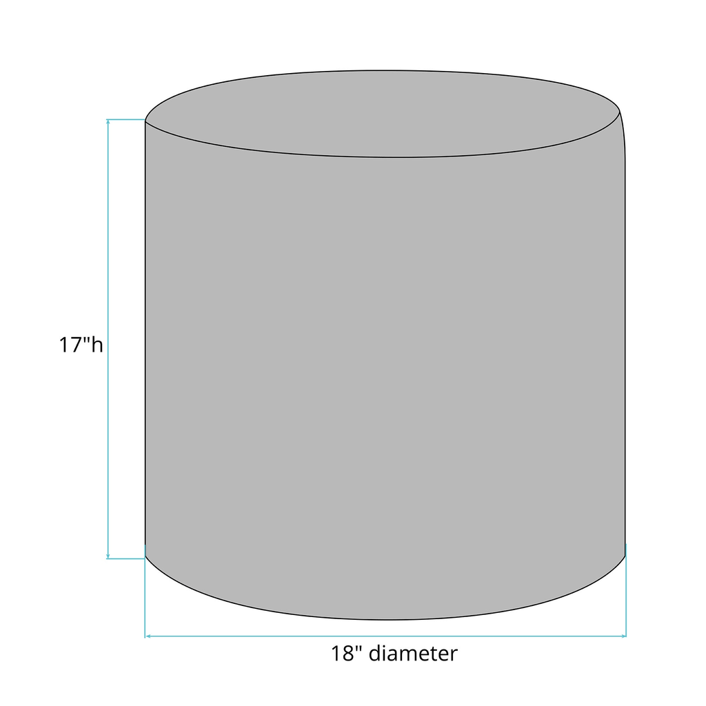 Gold Cylinder Ottoman R89442