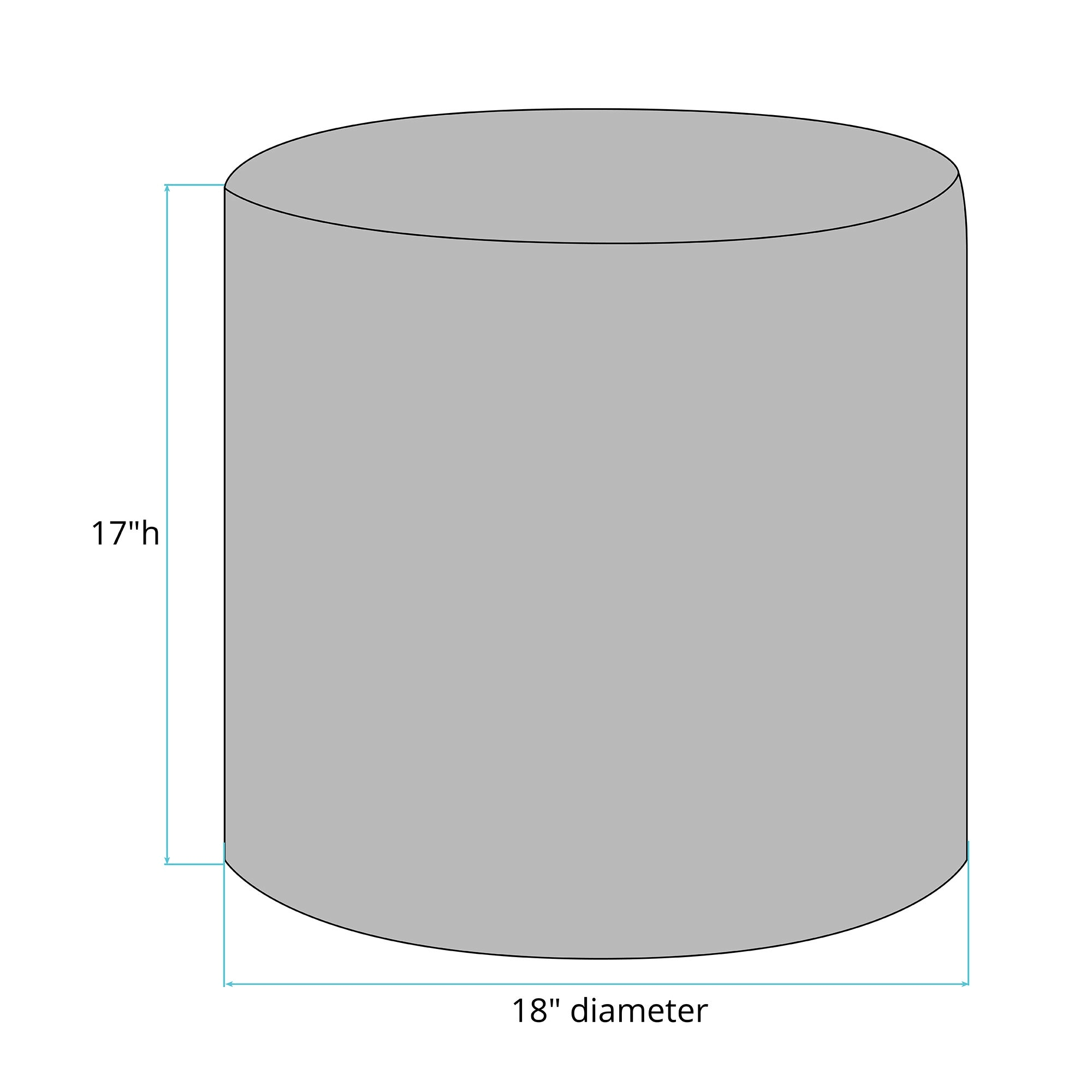 Gold Cylinder Ottoman R89442