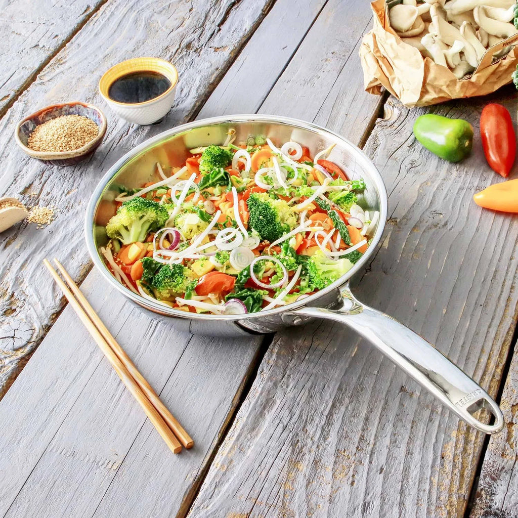 6.5-Inch Stainless Steel Frying Pan W208