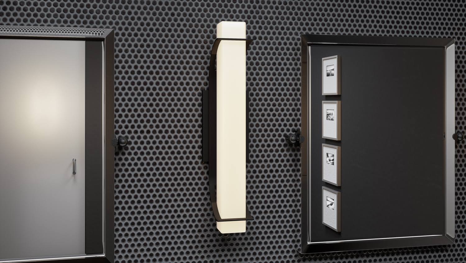 Earth Black Bath Light J59580