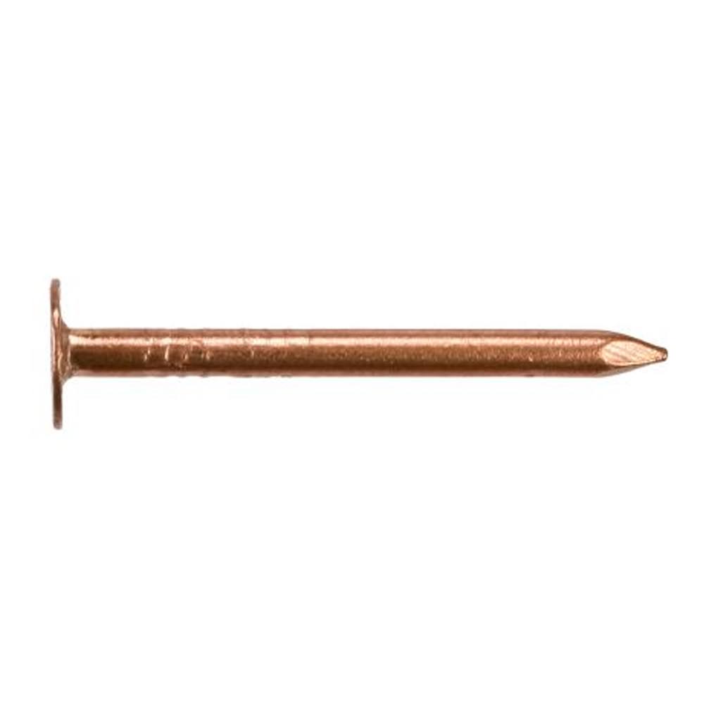 8D 2-1/2x22 10ga Copper Smooth Roof Nail P390