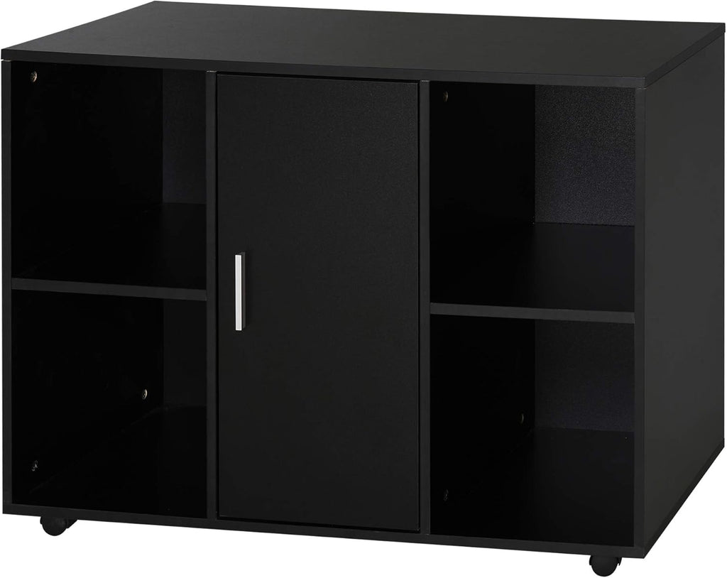Brown Multipurpose Filing Cabinet Printer Stand, Pack of 2 F996839