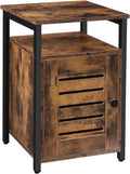 Rustic Brown Nightstand Set of 2 E545701
