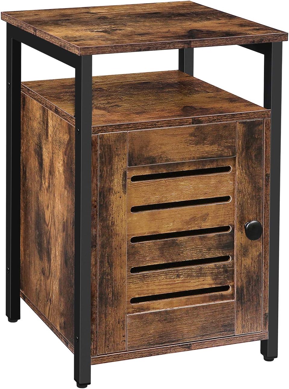 Rustic Brown Nightstand Set of 2 E545701