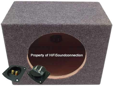 Single 15" Sealed Subwoofer Enclosure 5/8" MDF Wood M169421