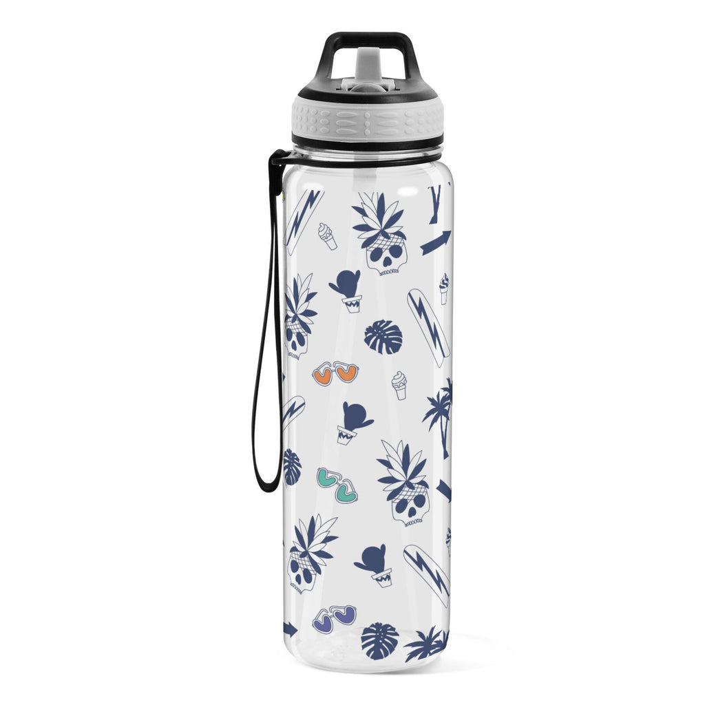 Clear 32oz Tritan Water Bottle with Straw F798439