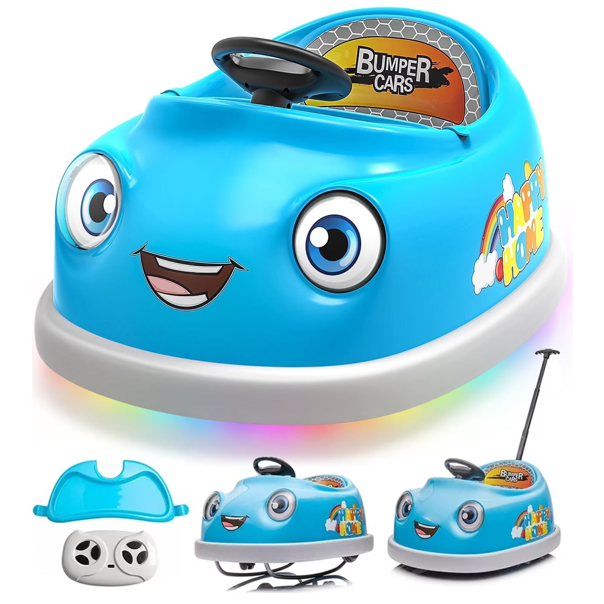 Blue 12V Electric Bumper Car for Kids G601