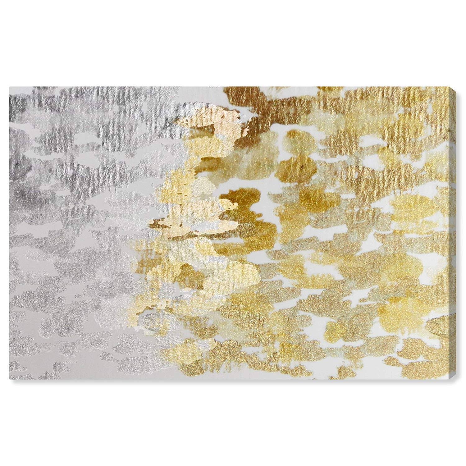 Gold Vs Platinum Canvas Art A70600