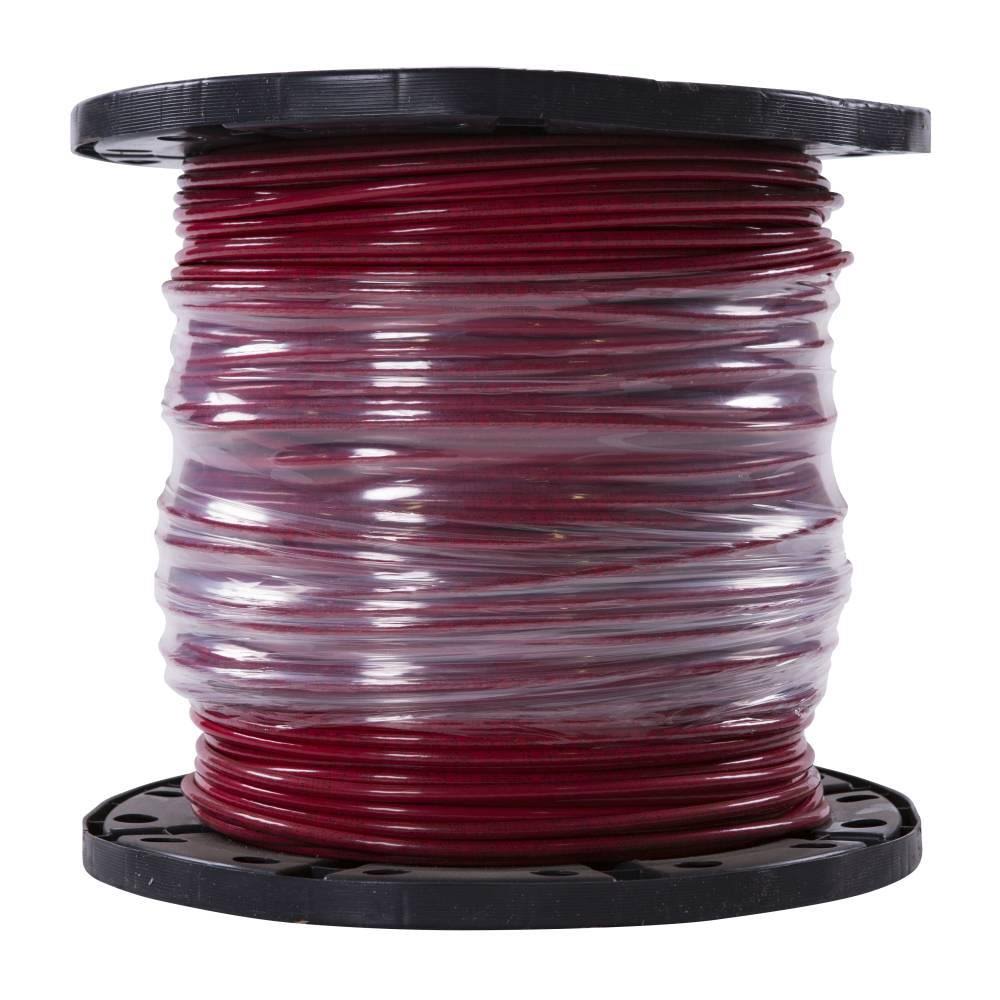 6 Red Stranded Cu THHN Wire J80989