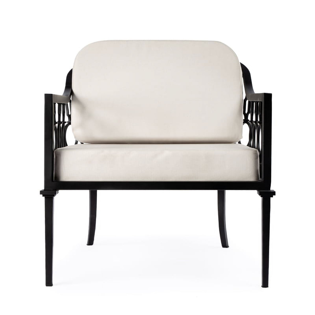 Black Outdoor Sofa and Lounge Chair 2-Piece Set B2508
