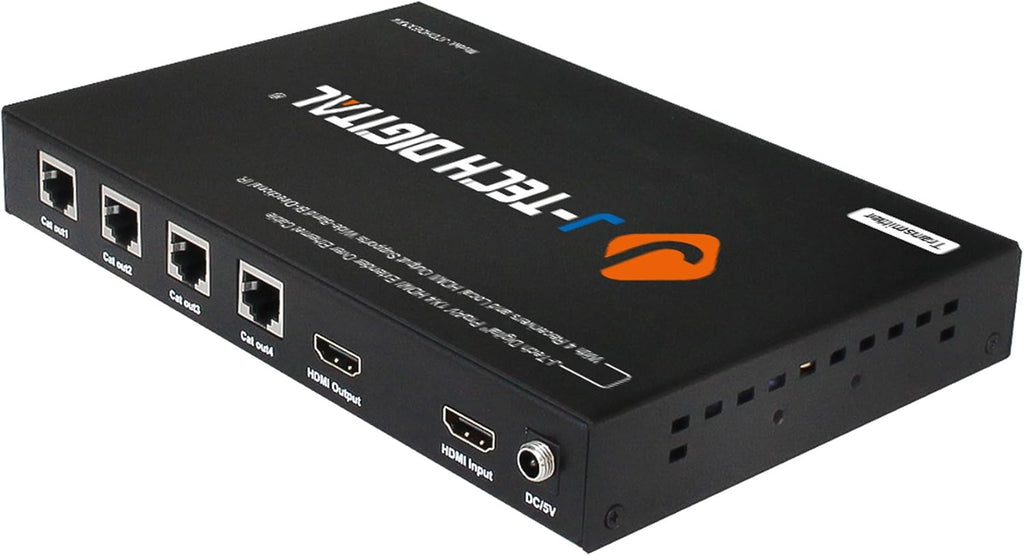 1X4 HDMI Extender Amplifier Splitter Over Ethernet Cable with Bi-Direction IR and EDID Functions X9052