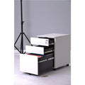Three Drawer Mobile Metal Lockable File Cabinet Y19183