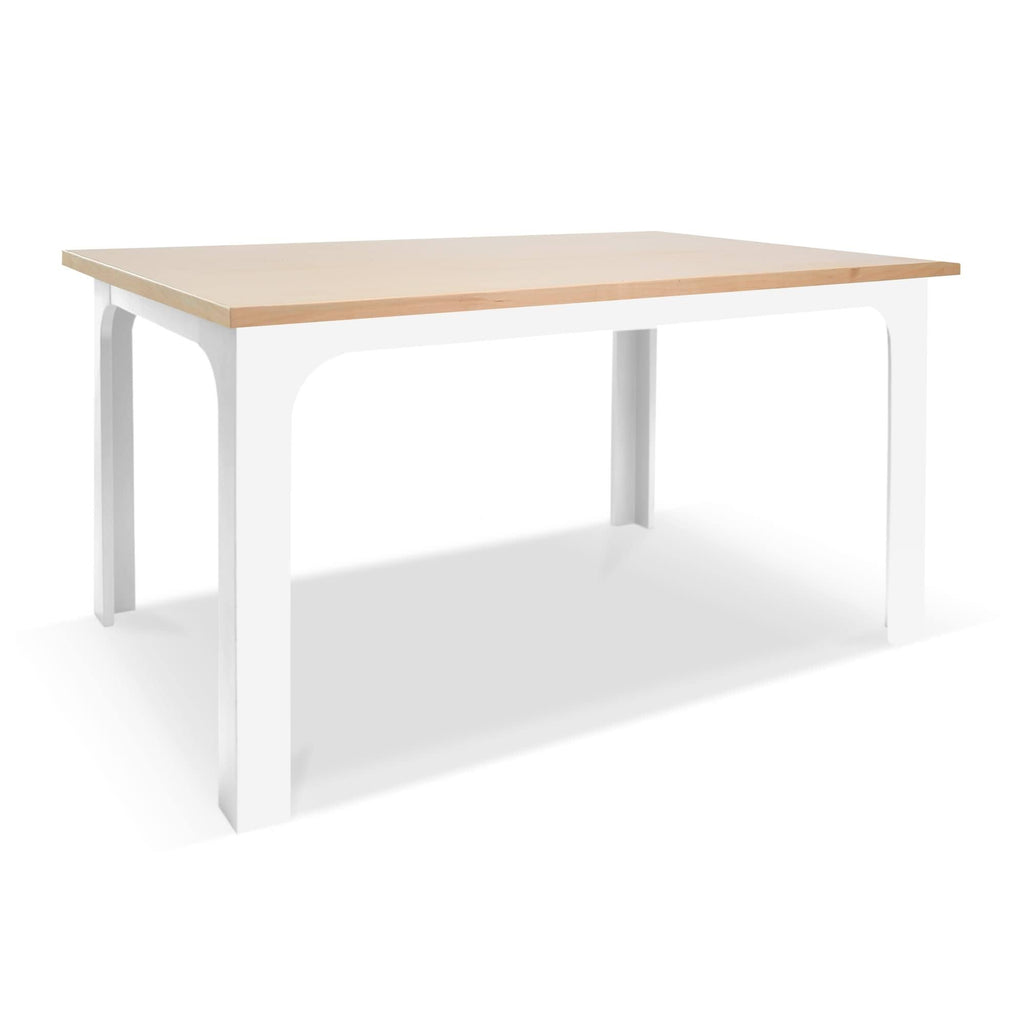 White 42-Inch Wood Veneer Kids Table O448929