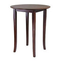 Antique Walnut Round High Pub Table F80223