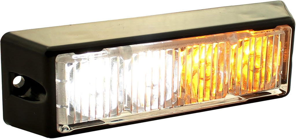 4pc 4" 4W White LED Flashing Strobe Light Head Surface-Mount Emergency Light S921