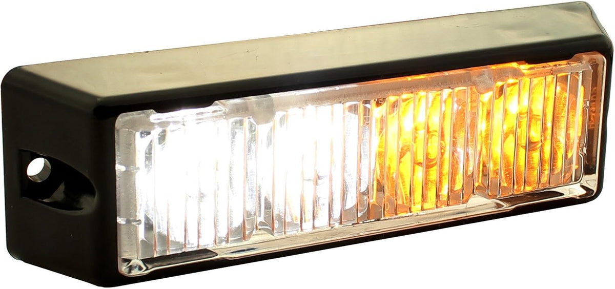 4pc 4" 4W White LED Flashing Strobe Light Head Surface-Mount Emergency Light S921