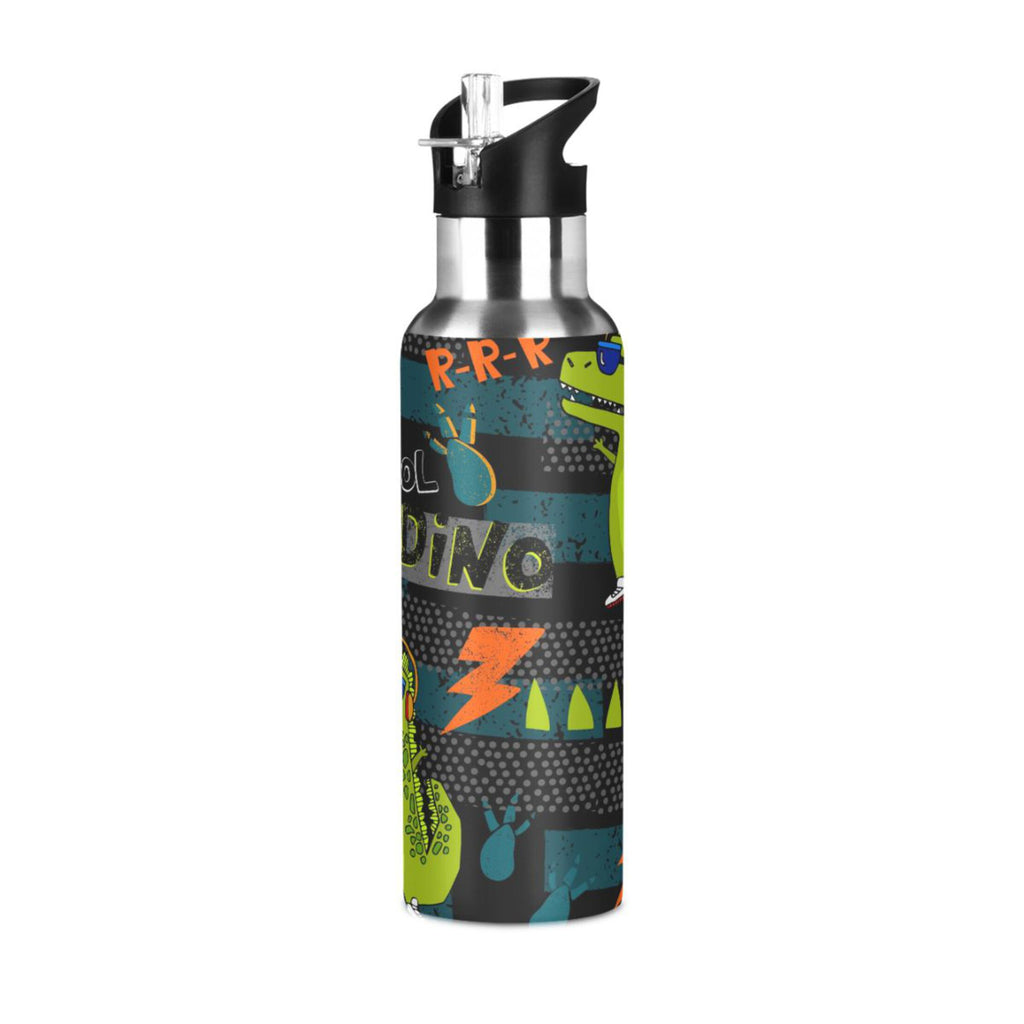 Insulated Thermos Vacuum Flask Water Bottle with Straw Lid N5264