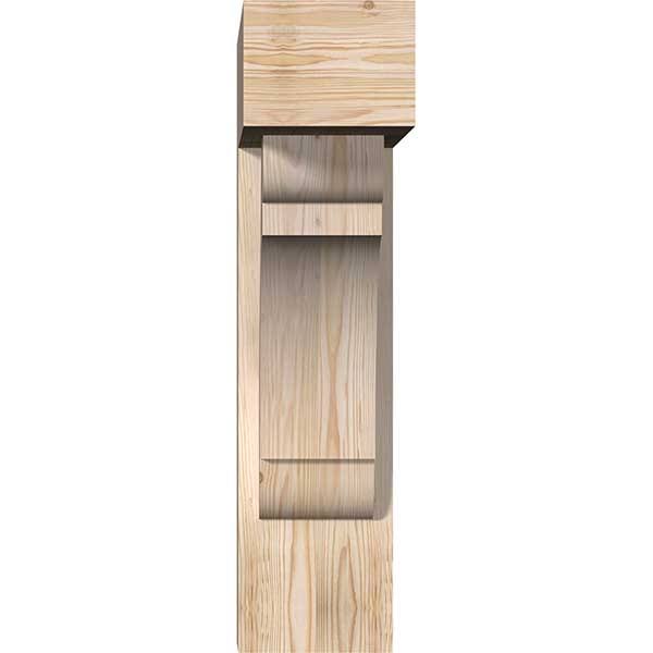Douglas Fir Smooth Bracket with Offset Brace H623038