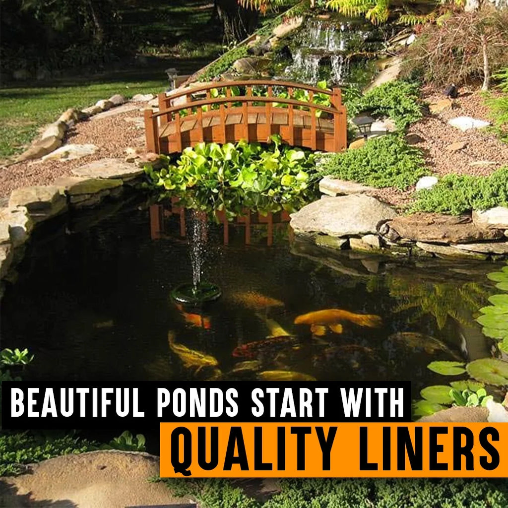 20 ft. x 40 ft. 45 Mil EPDM Rubber Pond Liner and Underlayment Combo G4372