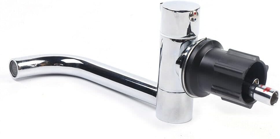 Stainless Steel Sink with Glass Lid and Cold & Hot Faucet for Camper R62734