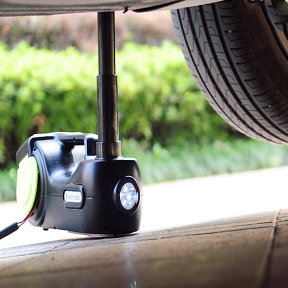 Electric Car Jack Kit with Tire Repair Kit Hydraulic Car Jack Portable Car Tool Box J475