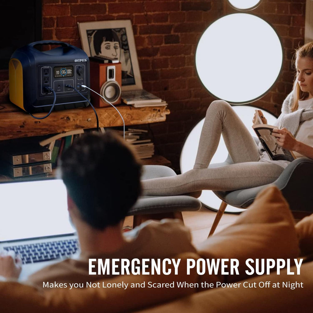 1800W Portable Power Station 1488Wh with 400W Panels, LiFePO4 Battery Backup A3172