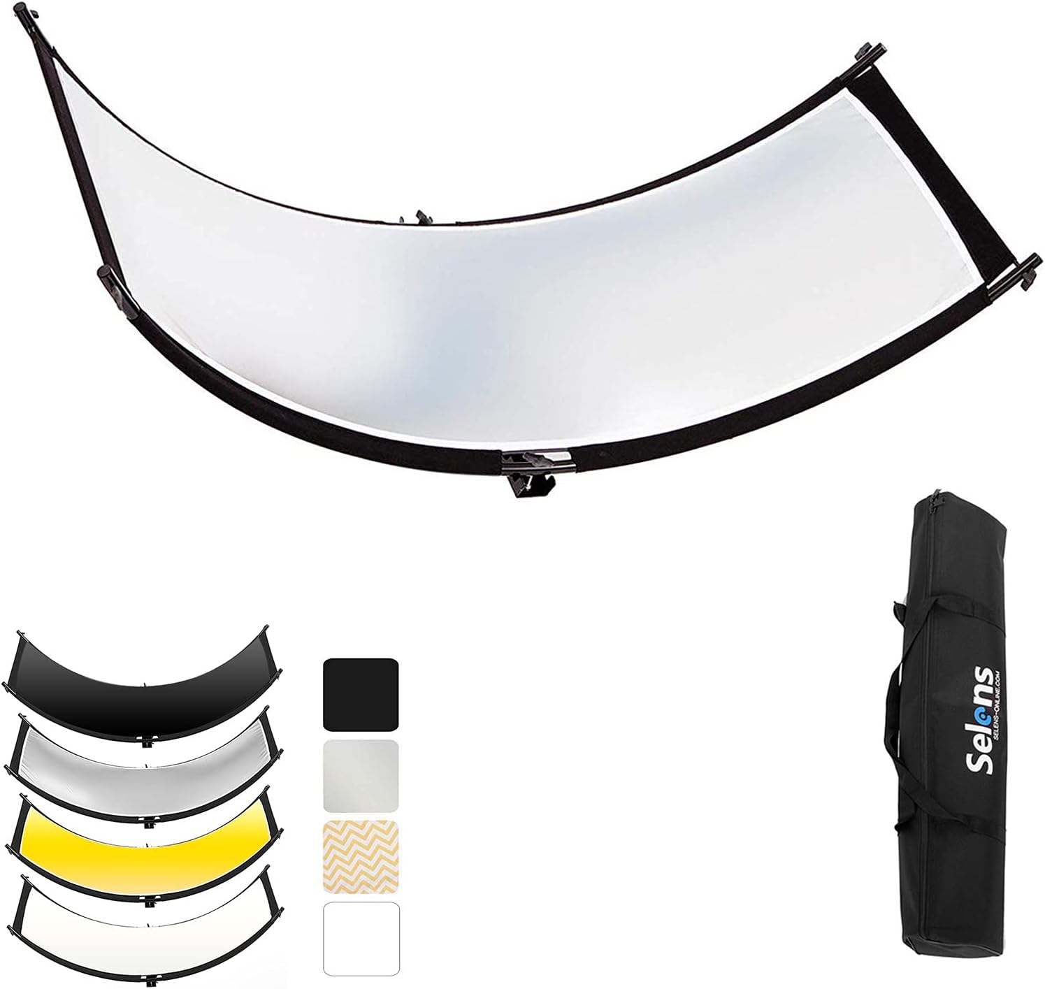 24x70 inches Photography Lighting Reflector with Carry Bag Y285716