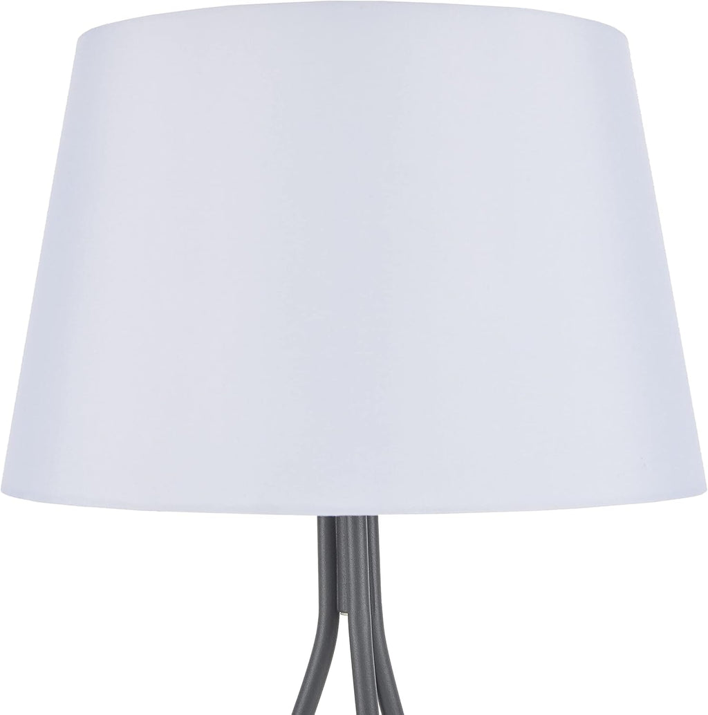 Greyish Black Metal Tripod Lamp X727786