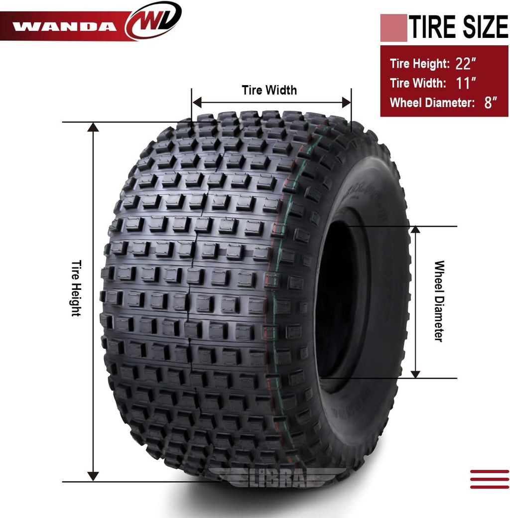 22X11-8 4PR ATV Tires Q5013