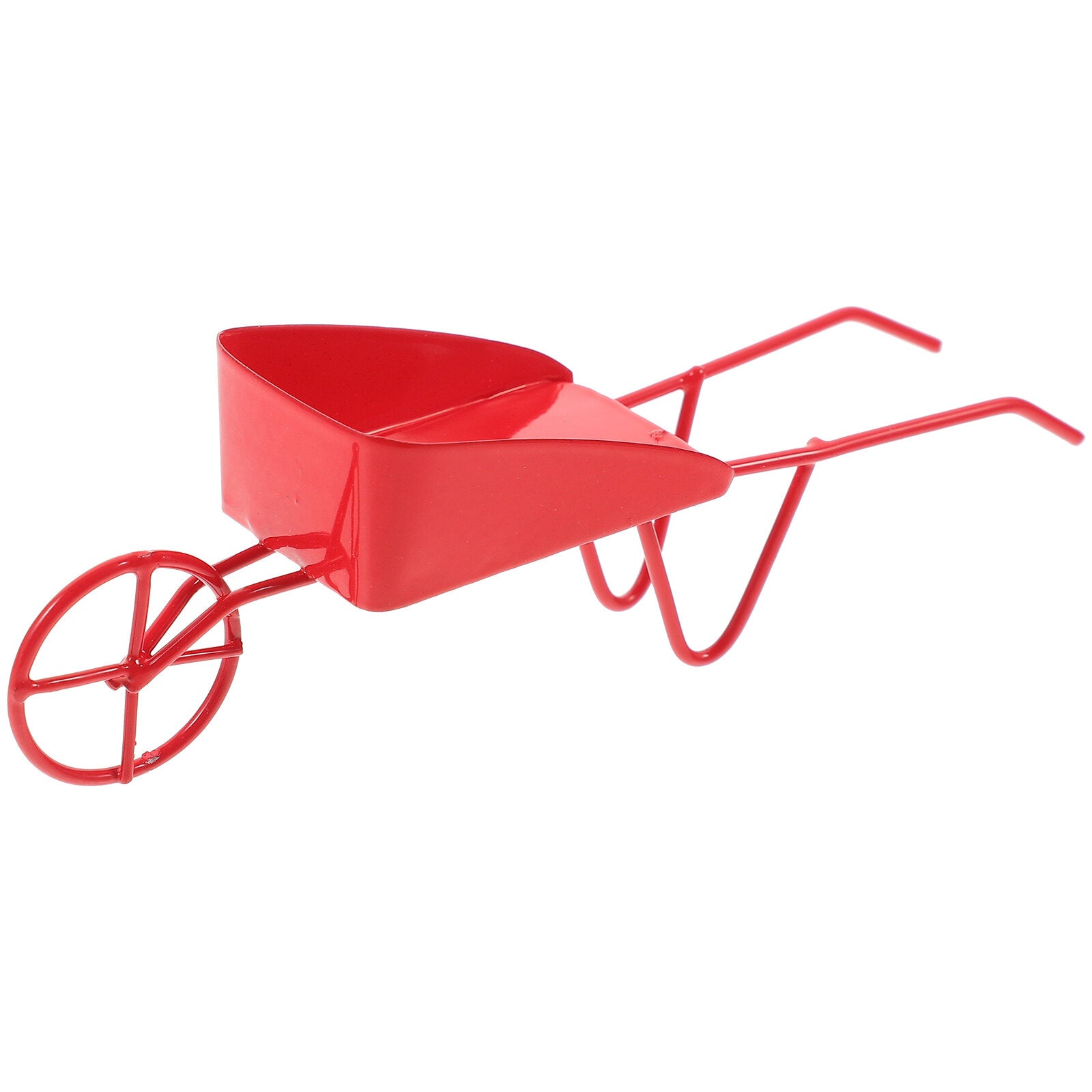 Mini Vintage Metal Wheelbarrow Prop D720355