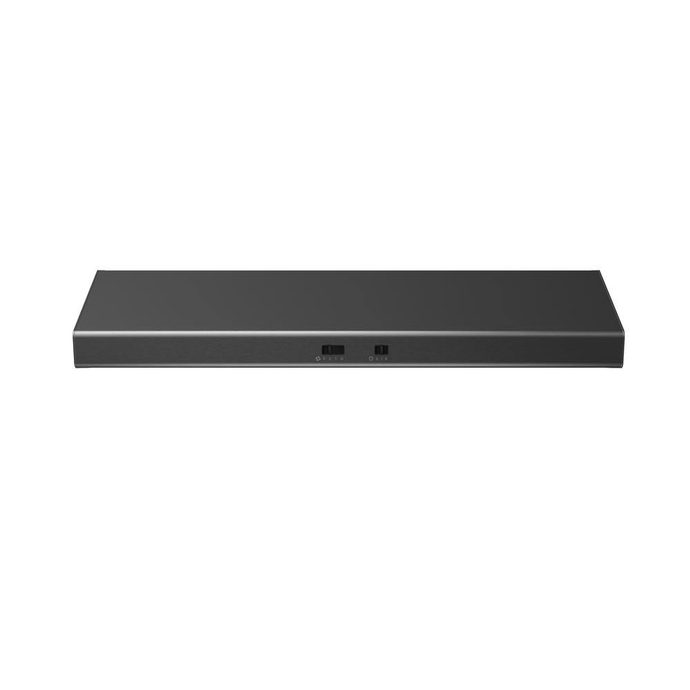 Black Stainless Steel Under Cabinet Range Hood E3382