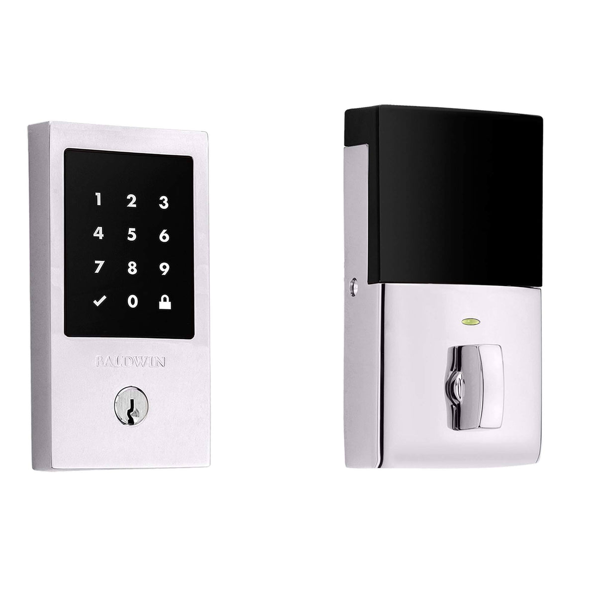 Polished Chrome Touchscreen Electronic Deadbolt G5604