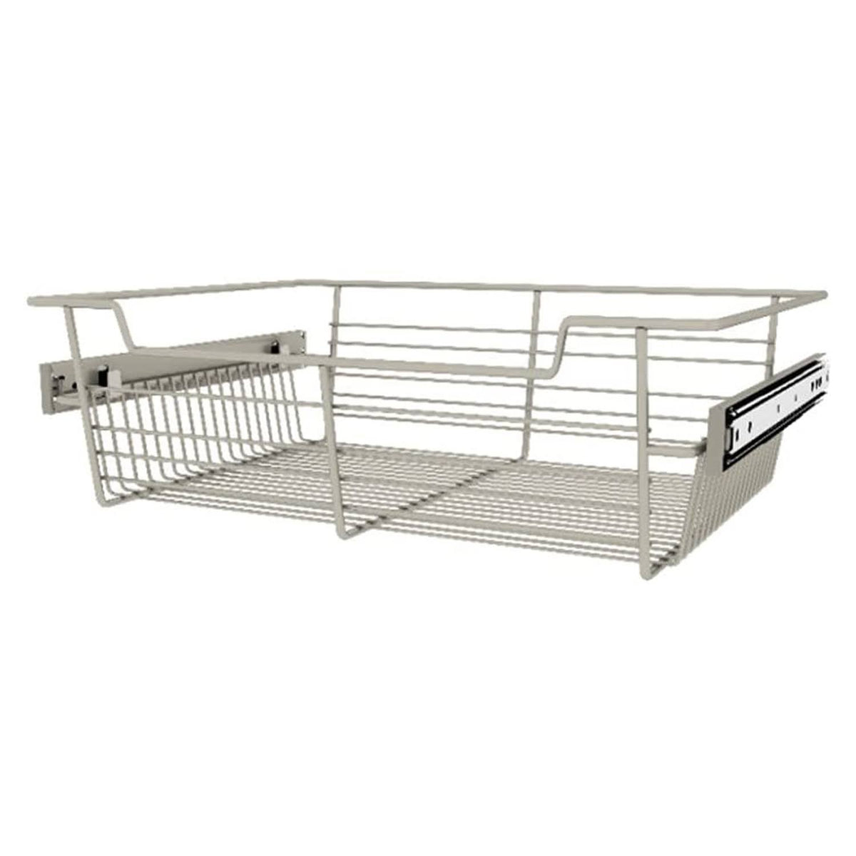 18x22 Satin Nickel Closet Basket 3 Pack D515208