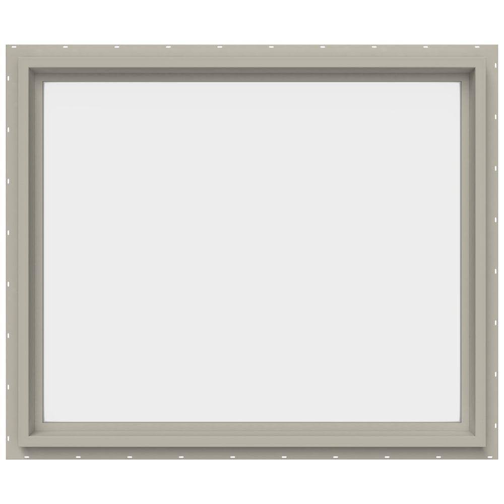 Desert Sand Vinyl Picture Window with Low-E Glass Q928