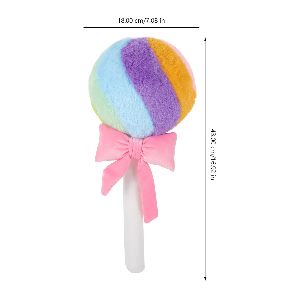 Lollipop Shape Throw Pillow Q76397