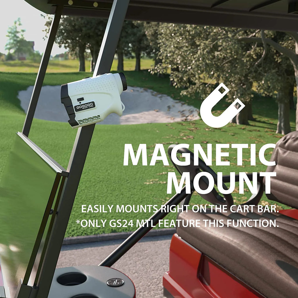 Golf Rangefinder 650 Yards 6X Magnification with Slope Switch, Built-in Magnet F656422
