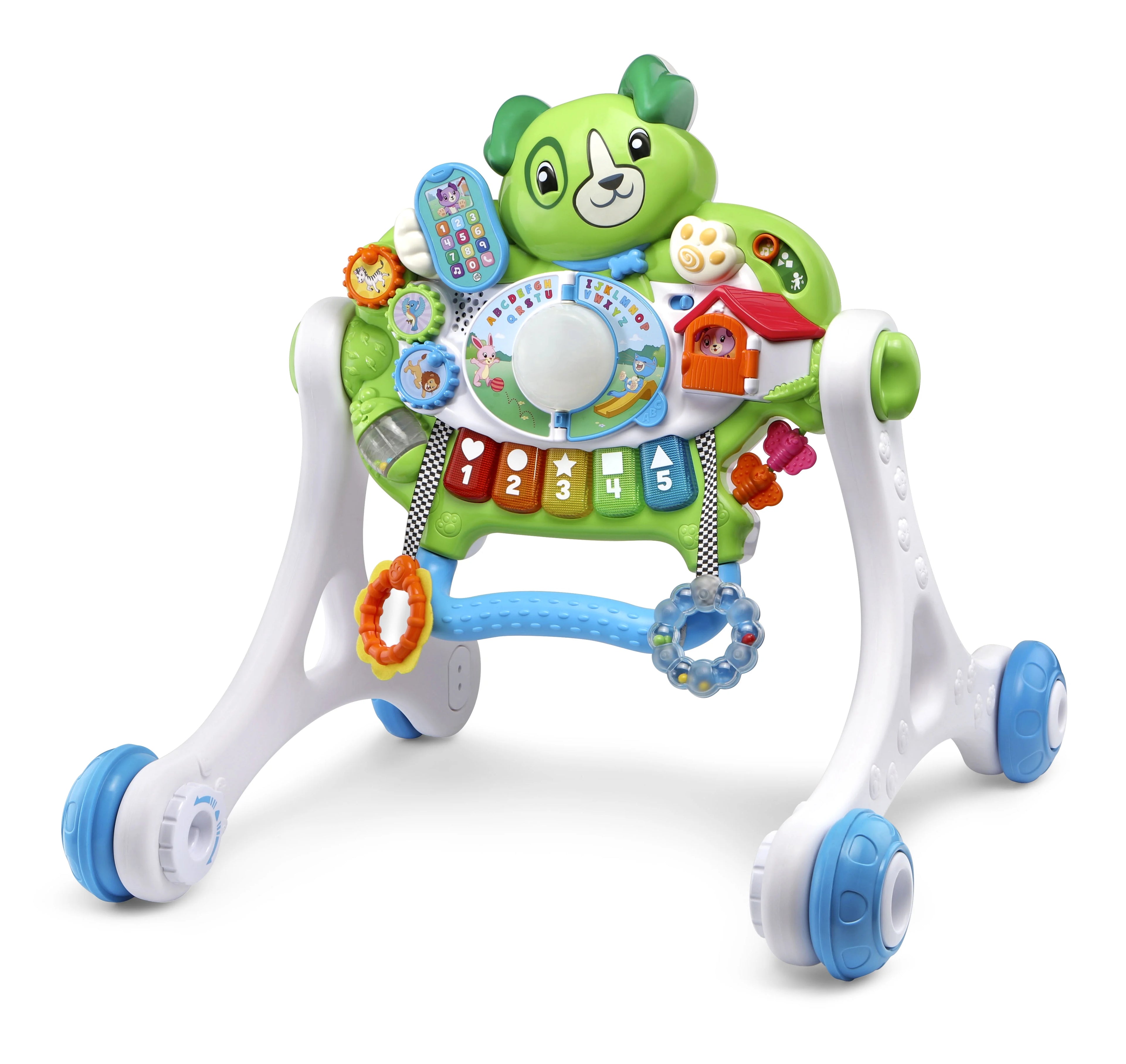 Green 3-in-1 Baby Walker Gym Floor Play Toy P90306