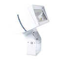 Future Flood 26W 4x4 120V Photocell Cool LED Trunnion on White P832
