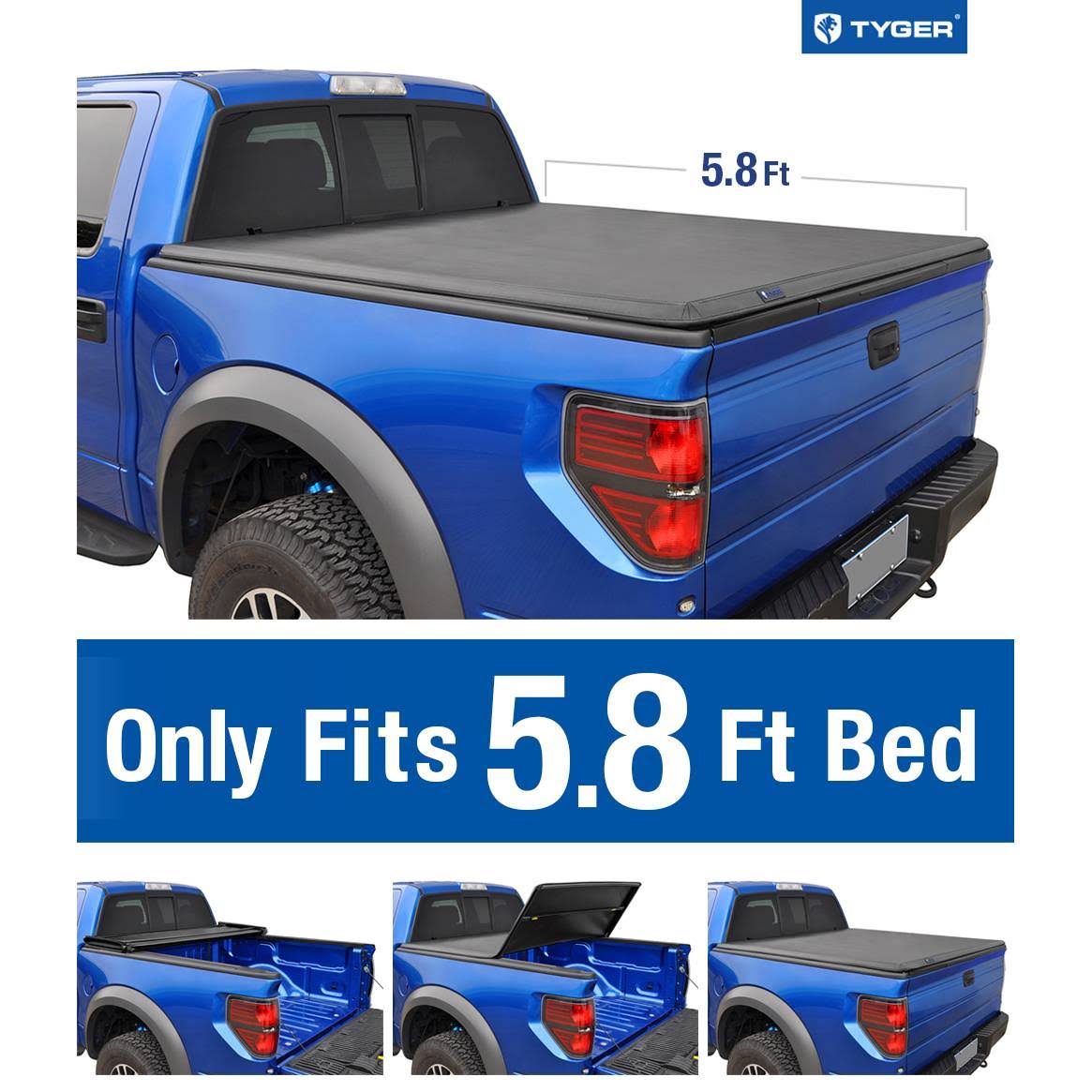 Tri-Fold Truck Bed Tonneau Cover D80692
