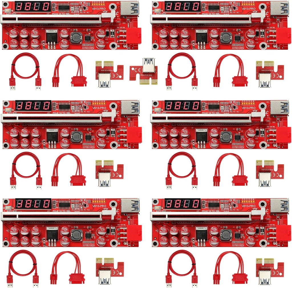 PCI-E 1X Adapter Card, 5 Pack USB 3.0 Interface F153