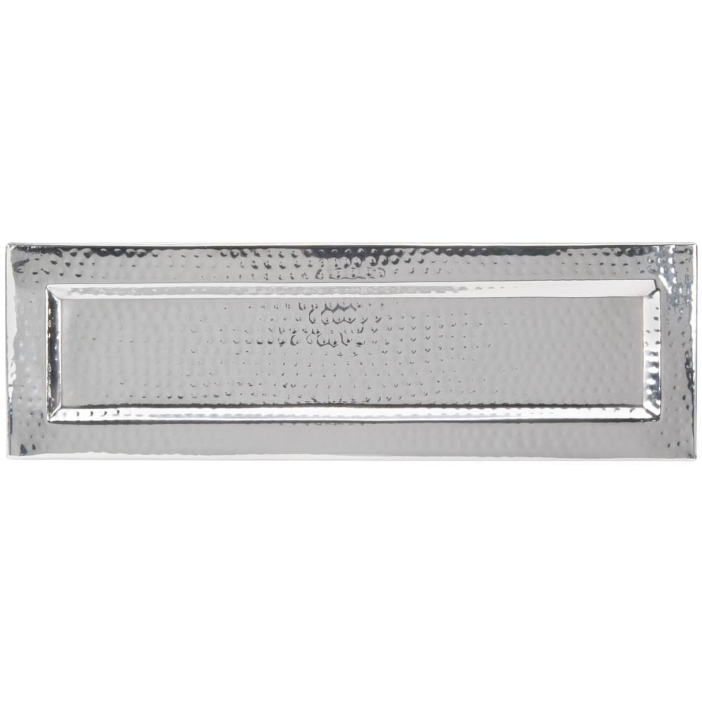 Stainless Steel Hammered Tray, 23-3/4x22 L M168566