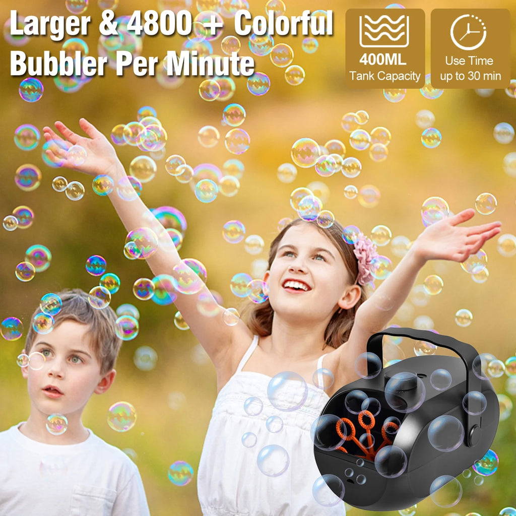 Portable Rechargeable Bubble Machine F3264