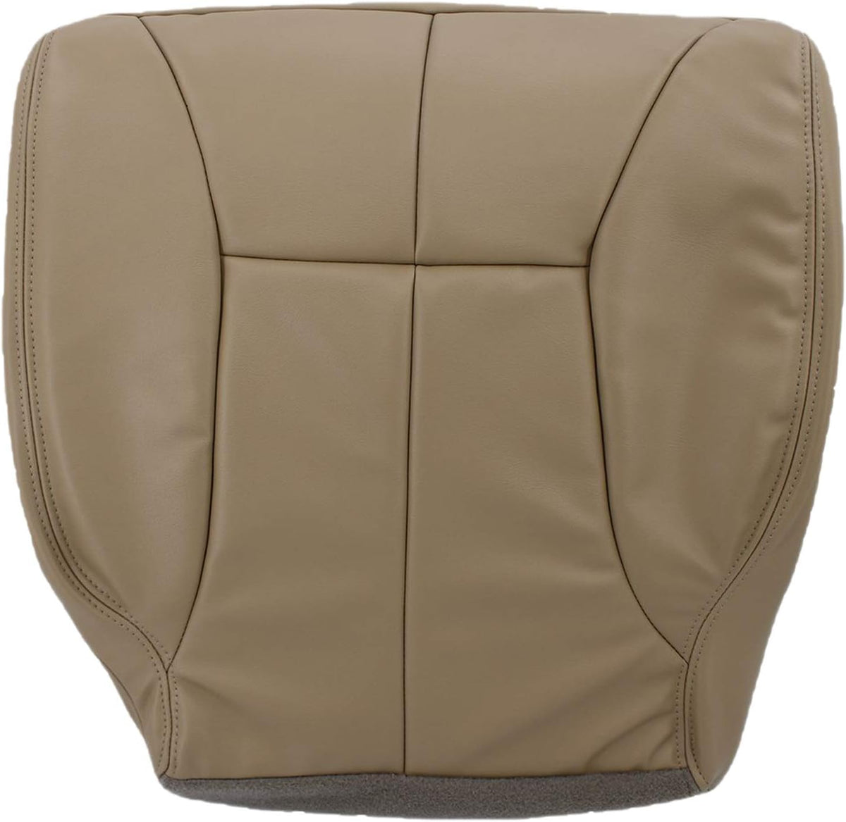 Synthetic Leather Seat Cover Replacement for Dodge Ram 1500 2500 3500 Laramie SLT Driver Bottom Agate Dark Gray W497