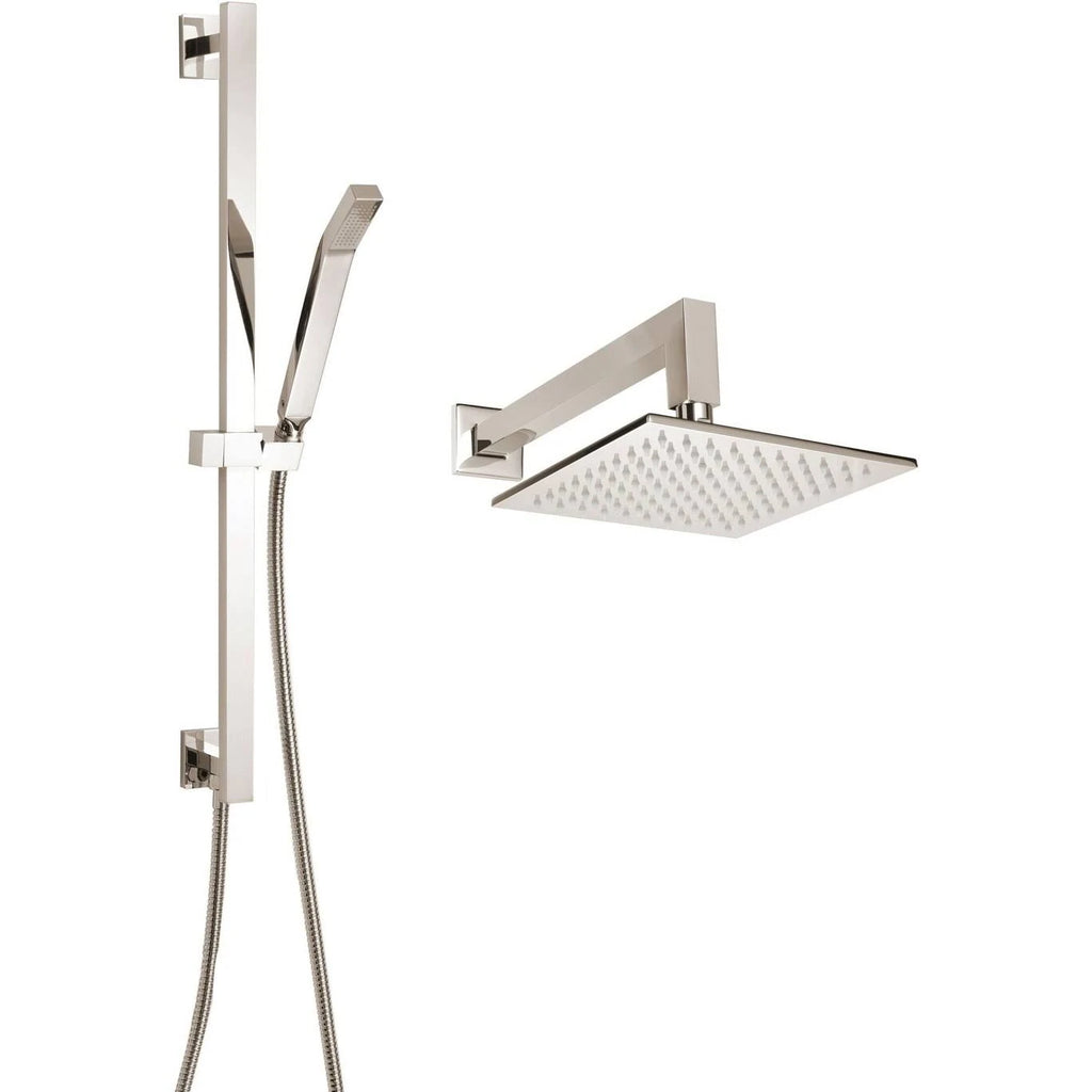 Thermostatic Shower System with Shower Head, Hand - Satin Nickel F21472