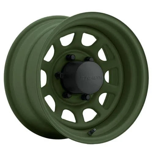 15x7 5x139.70mm|5x5.5 inch Camo Green Wheels W95549