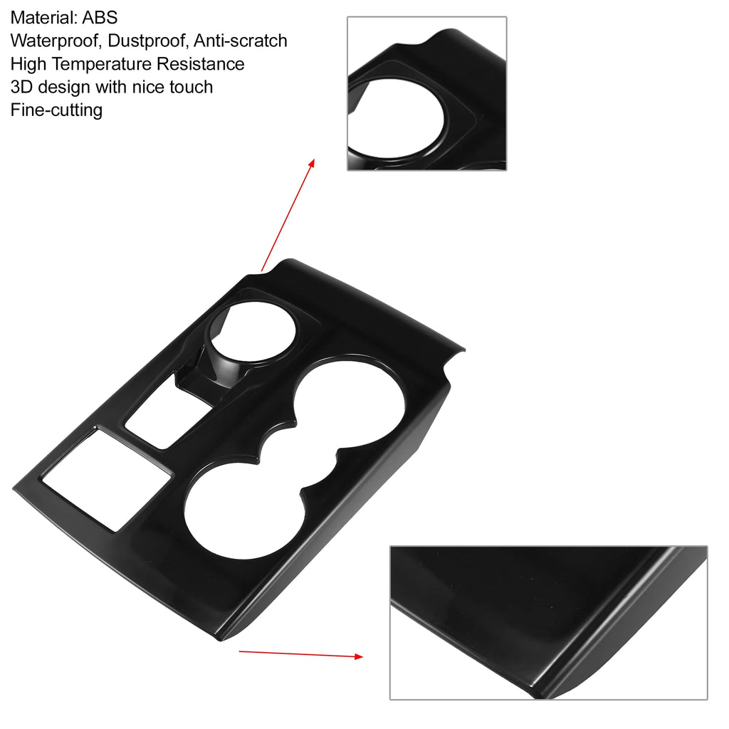 Black Gear Shift Panel Trim Cover Sticker Decal G18019