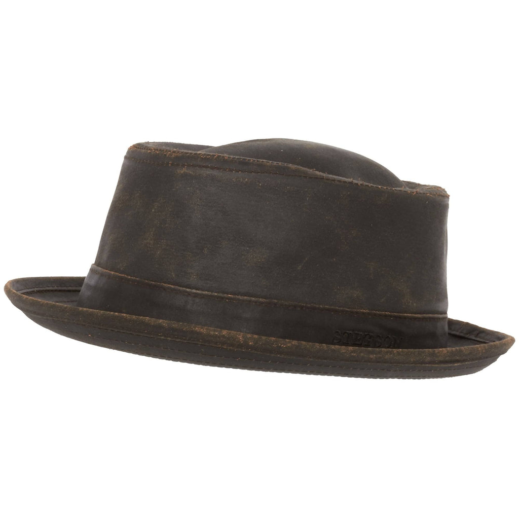 Brown Pork Pie Hat P354