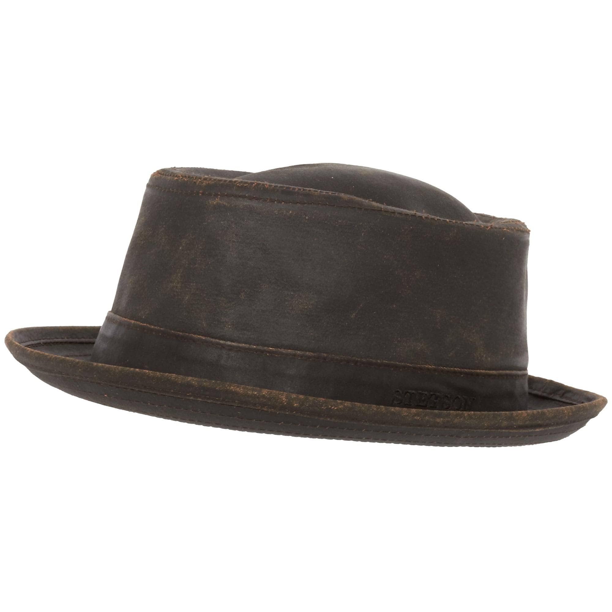 Brown Pork Pie Hat P354